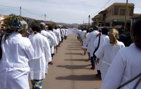 Marche des medecins en RDC